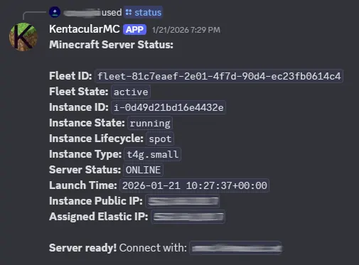 Discord Bot Screenshot